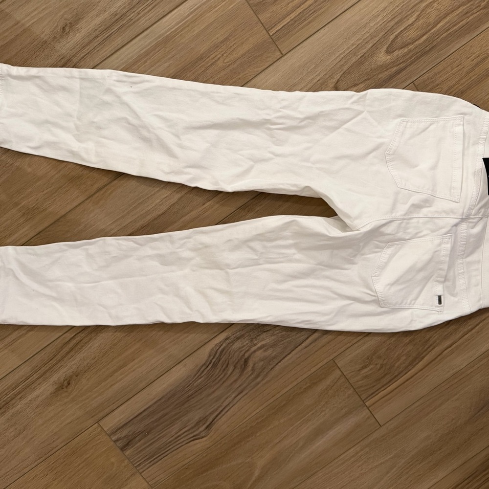 Simply Vera Vera Wang White Cropped Ponte Pants - Picture 5 of 5